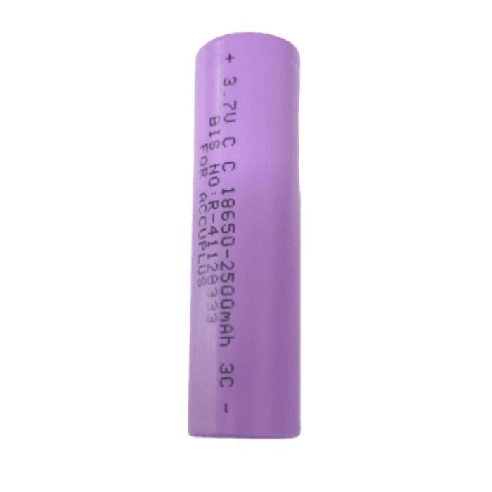 3.7v 2500mah 18650 Li-Ion Battery