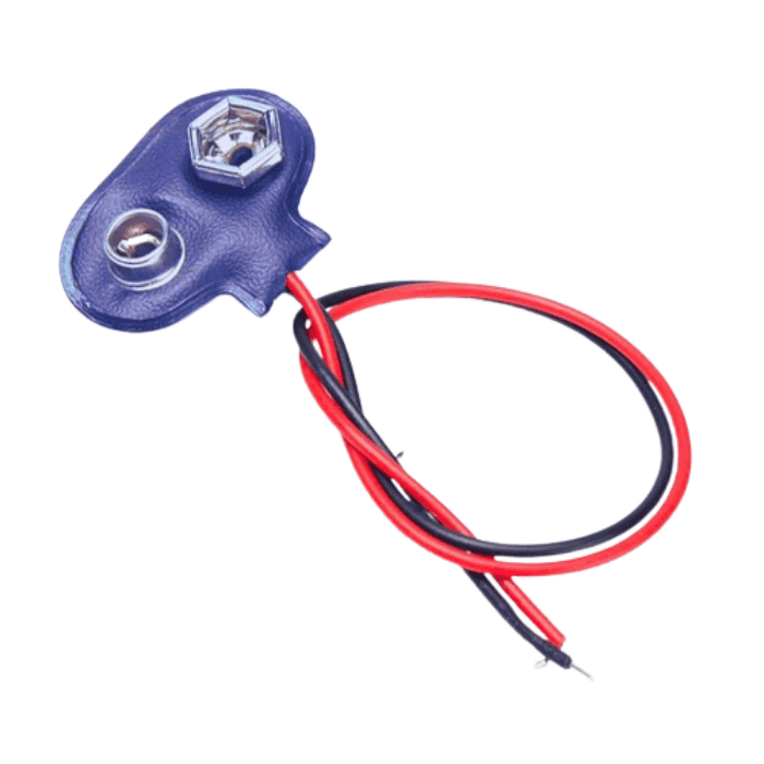 Iotcart 9V Battery Snap Connector (Pack of 5) - Power Supply Accessory