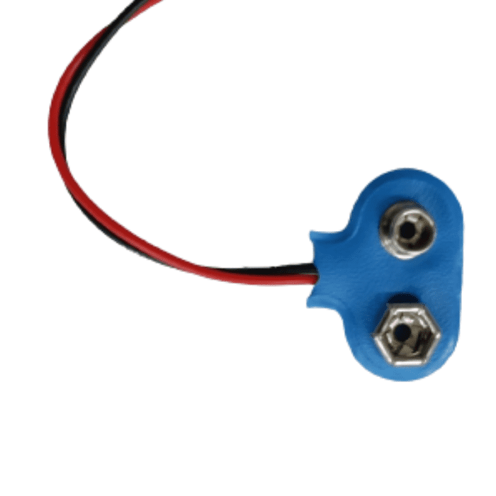 Iotcart 9V Battery Snap Connector (Pack of 5) - Power Supply Accessory