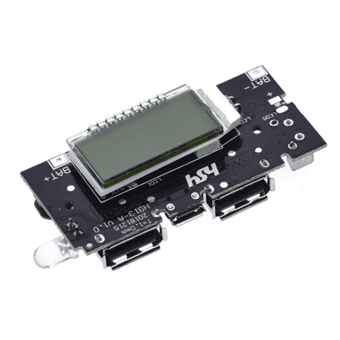 Iotcart Dual USB 5V 1A 2.1A LCD Power Module for DIY Projects