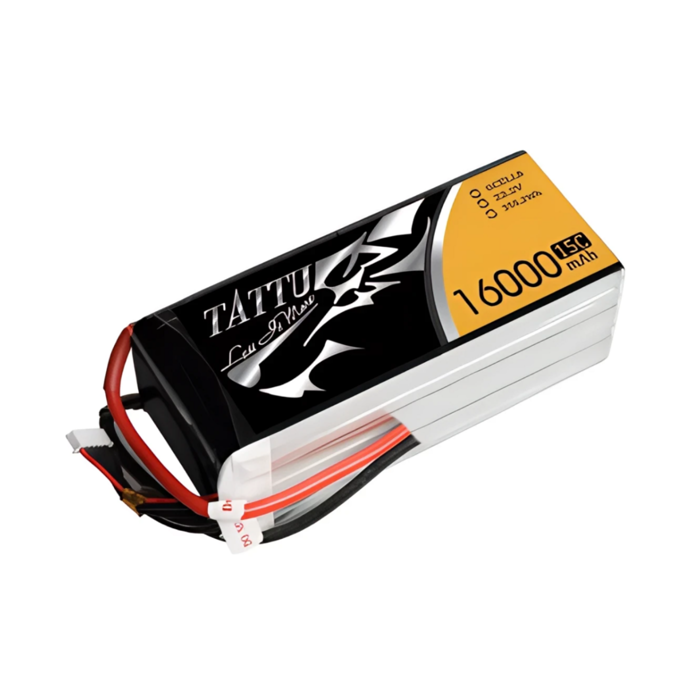 Tattu 16000mAh 15C 22.2V 6S1P XT90-S LiPo Battery for RC Drones & Quadcopters