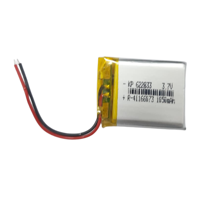 Iotcart 1050 mAh 3.7V LiPo Battery - Compact 33x28x6mm for IoT Devices - Buy in India