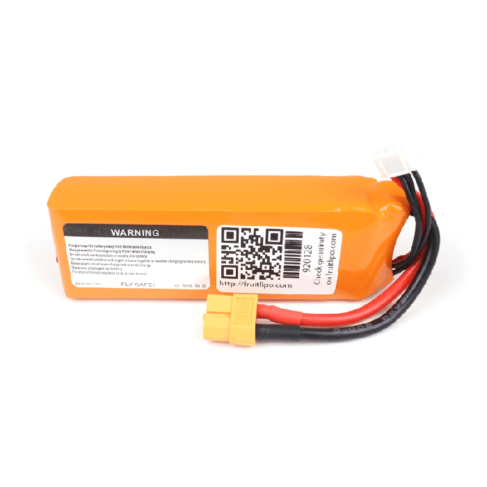 Orange 11.1V 2200mAh LiPo Battery for Drones & RC Cars - High Power Density