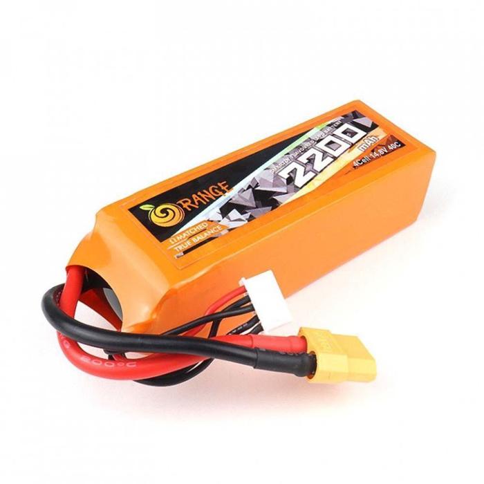 Buy 14.8V 2200mAh 4S 40C-80C LiPo Battery for Drones & RC Cars - Iotcart