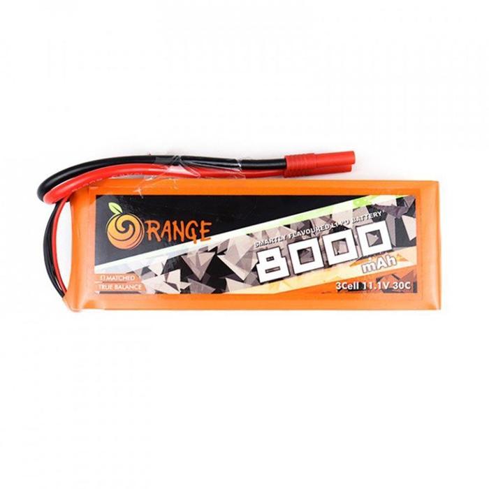 Orange 11.1V 8000mAh LiPo Battery for RC Drones & Cars - Buy Online in India