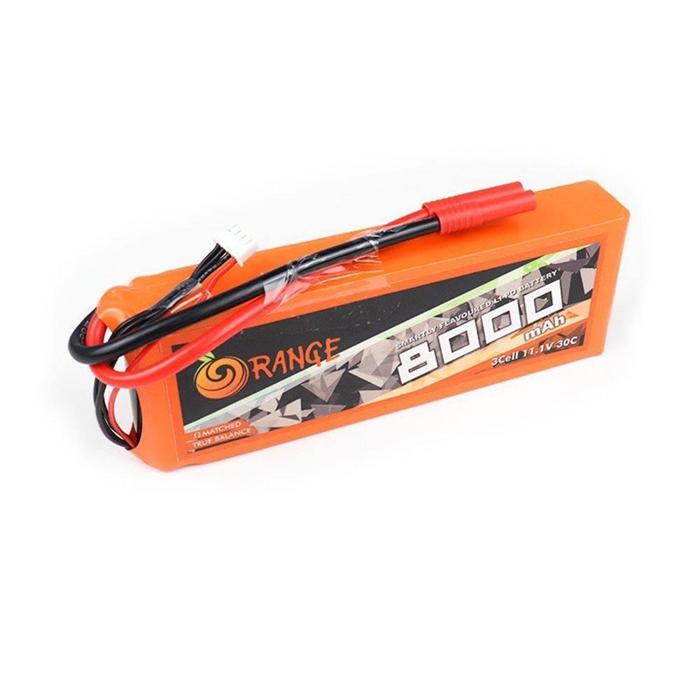 Orange 11.1V 8000mAh LiPo Battery for RC Drones & Cars - Buy Online in India