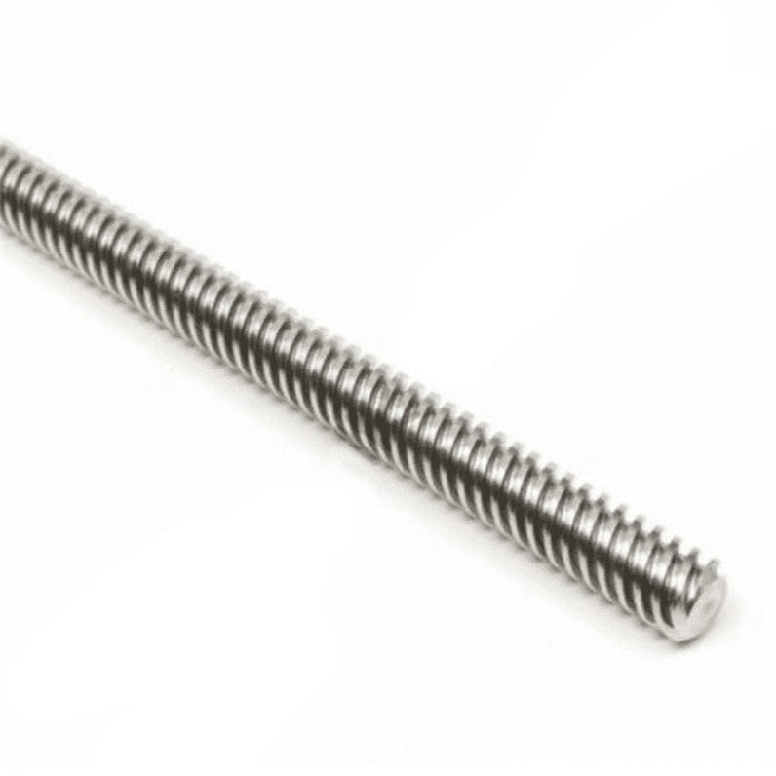 T8 Stainless Steel Lead Screw 8mm Pitch Custom Length - CNC & 3D Printer Parts