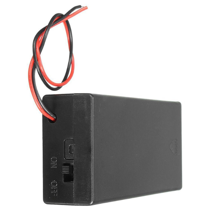 Iotcart SES-P-1315 7.4V 18650 Dual Battery Holder with Switch - Buy Online in India