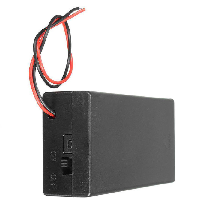 Iotcart SES-P-1315 7.4V 18650 Dual Battery Holder with Switch - Buy Online in India