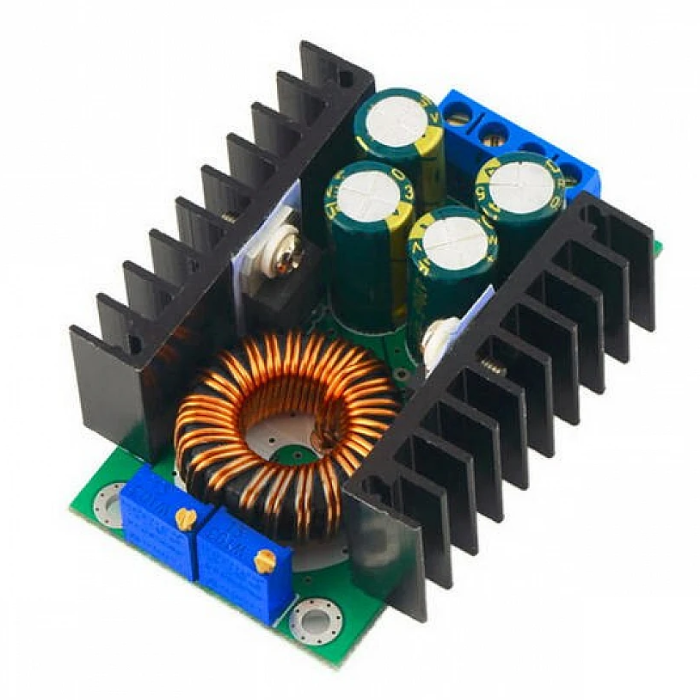 Iotcart 12A 300W DC-DC Buck Converter 7-32V to 0.8-28V - Voltage Regulator for Arduino & Raspberry Pi