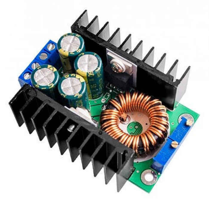 Iotcart 12A 300W DC-DC Buck Converter 7-32V to 0.8-28V - Voltage Regulator for Arduino & Raspberry Pi