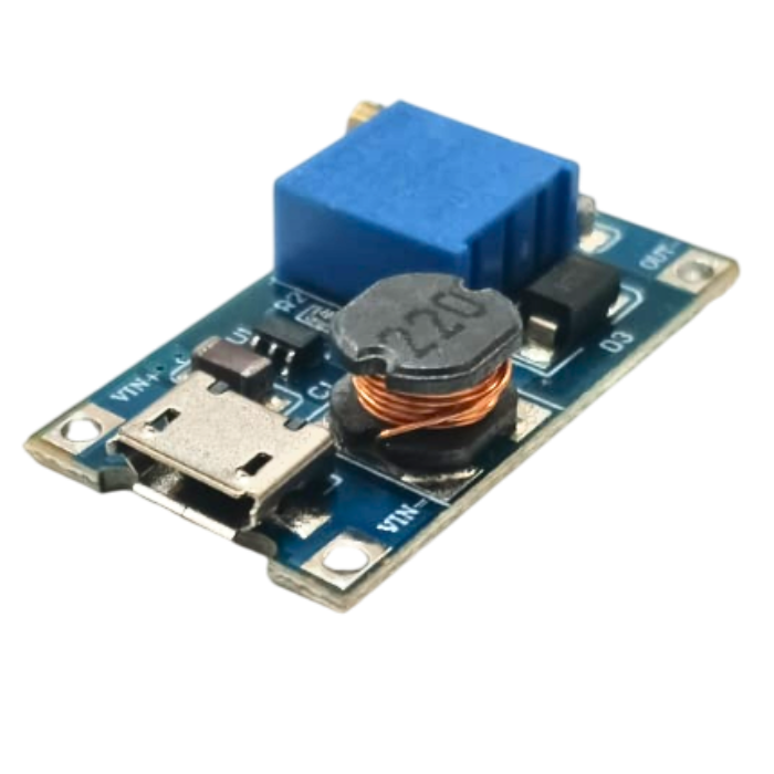2A Step-up MT3608 2V-24V DC-DC Boost Converter Module with Micro USB Port