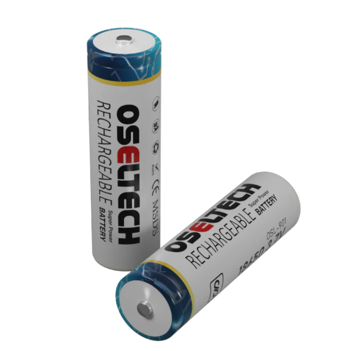 18650 3.7V 3800mAH Rechargeable Lithium Ion Battery with Header (Pack of 2)