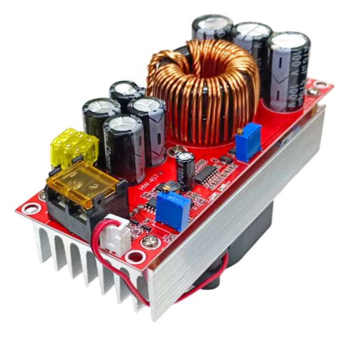 Iotcart SES-P-1324 1800W 40A DC-DC Step-Up Module - Adjustable Power Supply for Solar & Battery Charging