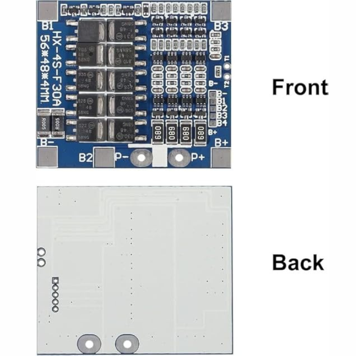 Flash 4S 30A 14.8V Li-Ion 18650 Battery Protection Board - Buy Online in India