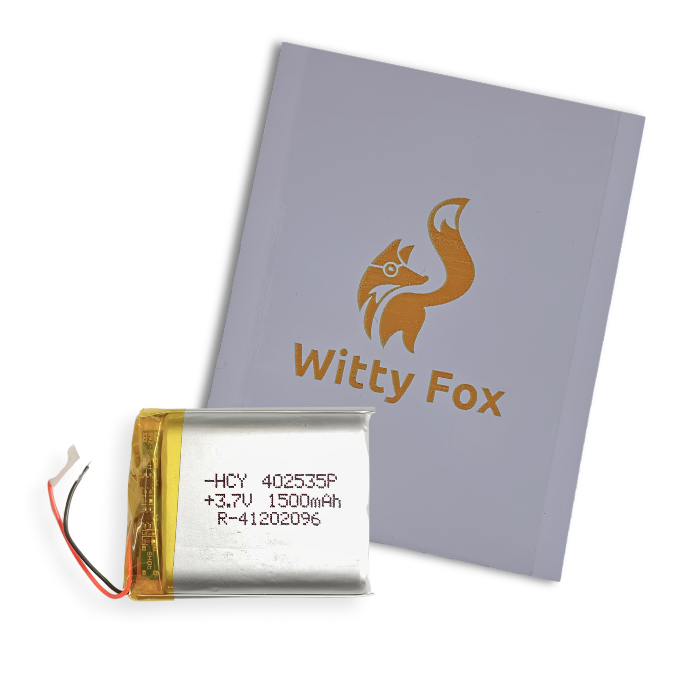 Witty Fox 1500mAh Rechargeable 3.7v LiPo Battery