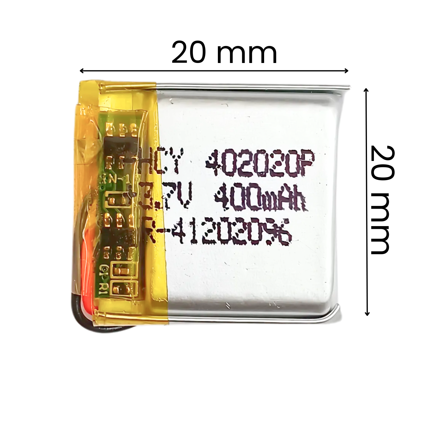 Witty Fox 3.7V 400mAh Rechargeable LiPo Battery