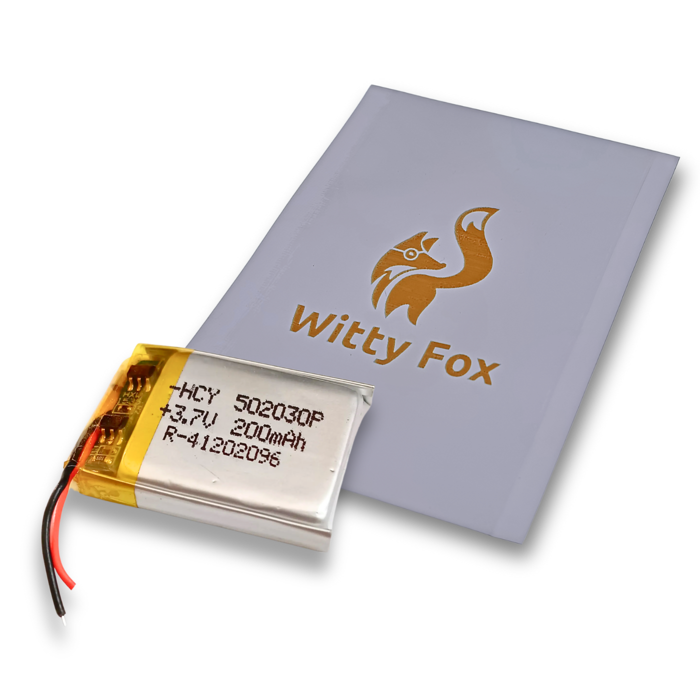 Witty Fox 3.7V 200mAh LiPo Battery Rechargeable
