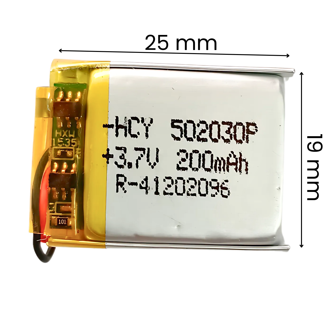 Witty Fox 3.7V 200mAh LiPo Battery Rechargeable