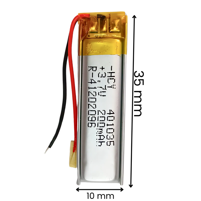 Witty Fox 3.7V 200mAh LiPo Battery Rechargeable