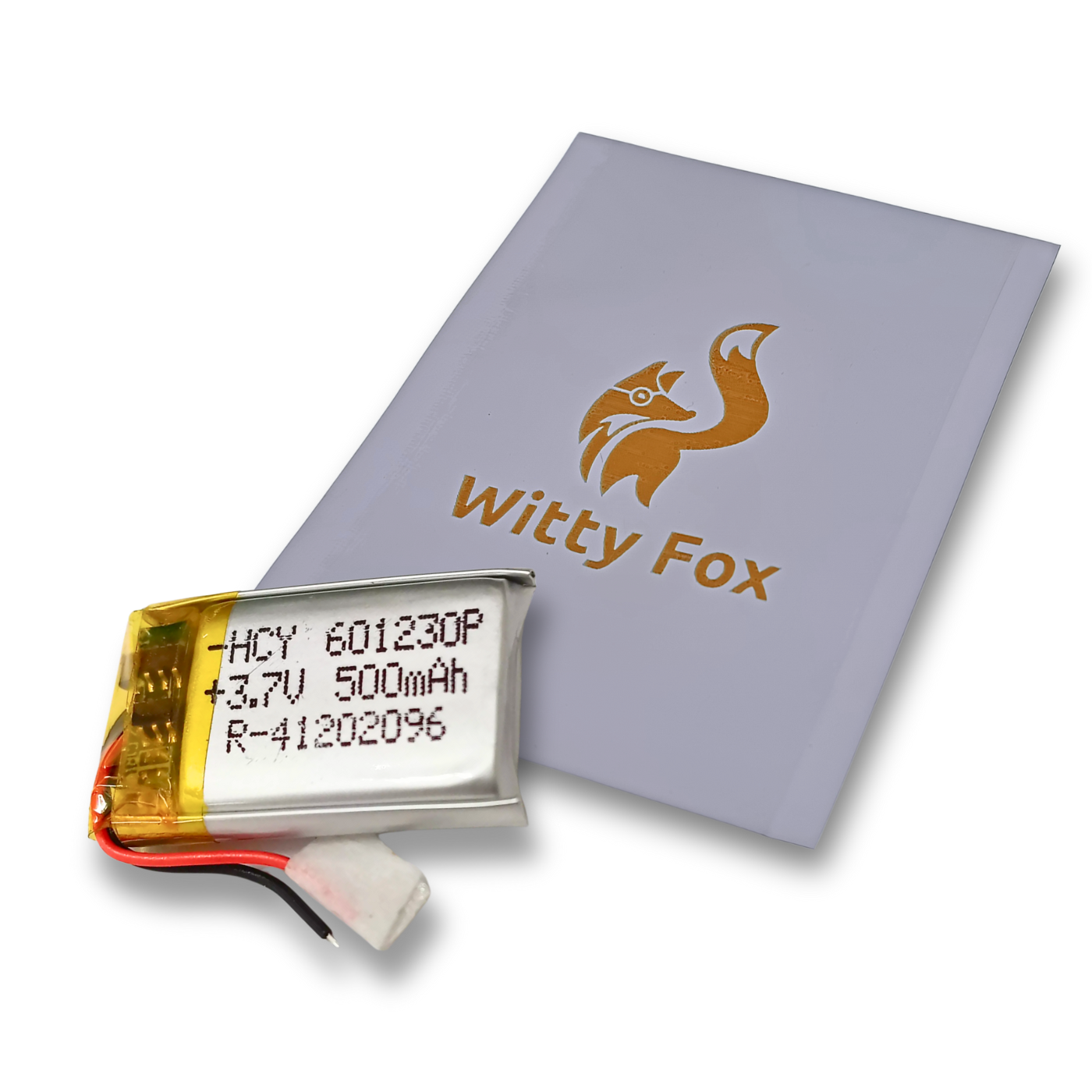 Witty Fox 500mAh 3.7volt lithium polymer Battery Rechargeable