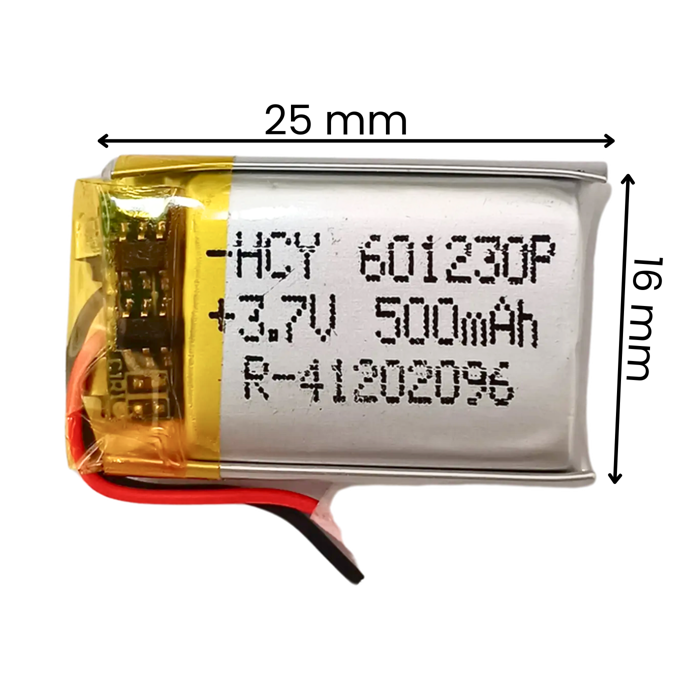 Witty Fox 500mAh 3.7volt lithium polymer Battery Rechargeable