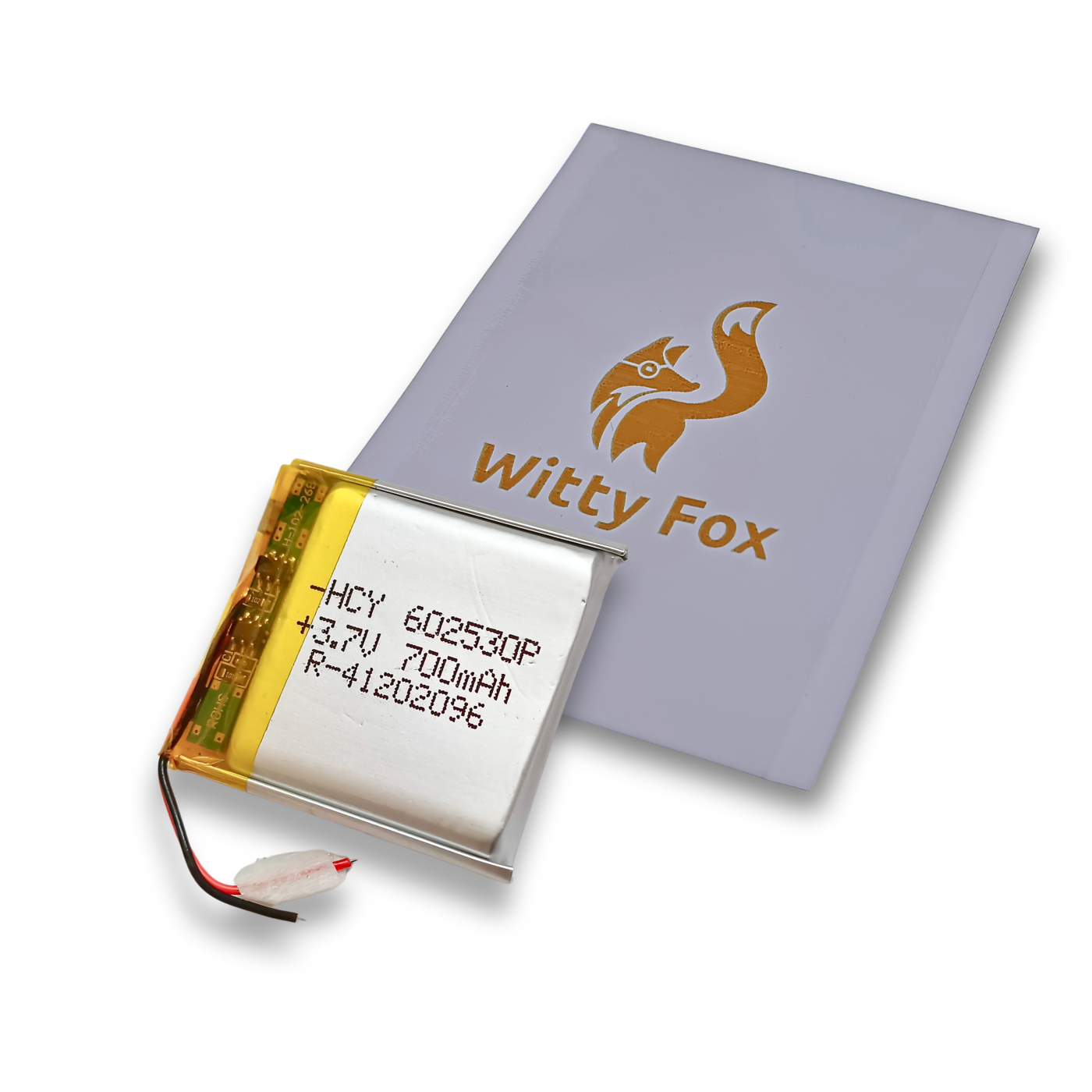 Witty Fox 700mAh Rechargeable 3.7v LiPo Battery