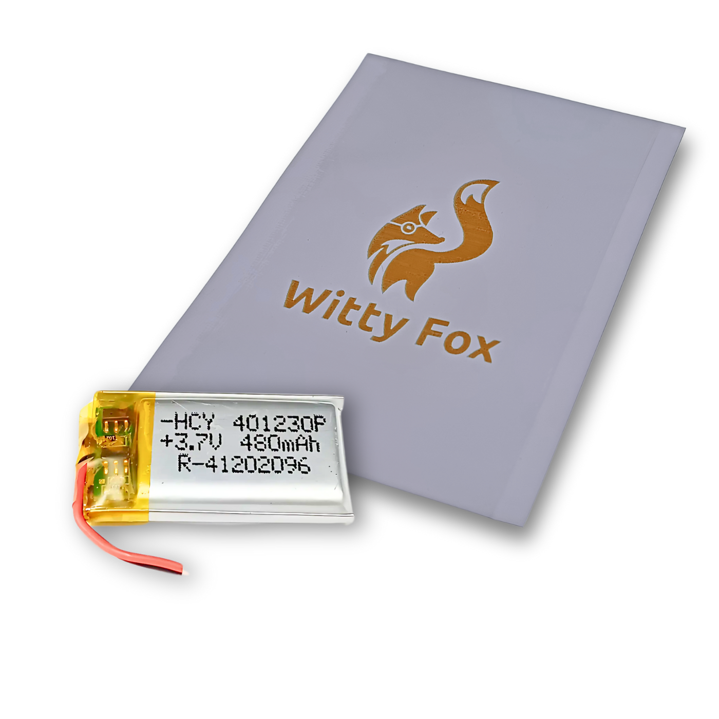 Witty Fox 480mAh Rechargeable 3.7v LiPo Battery
