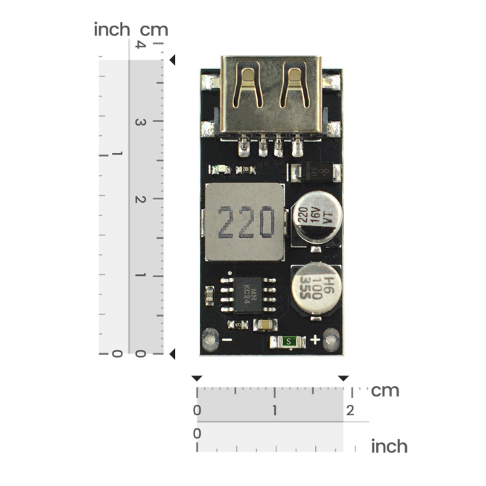 DFRobot DFR-USB-CHARGER-5V3A 5V/3A DC-DC USB Charging Module - Buy in India