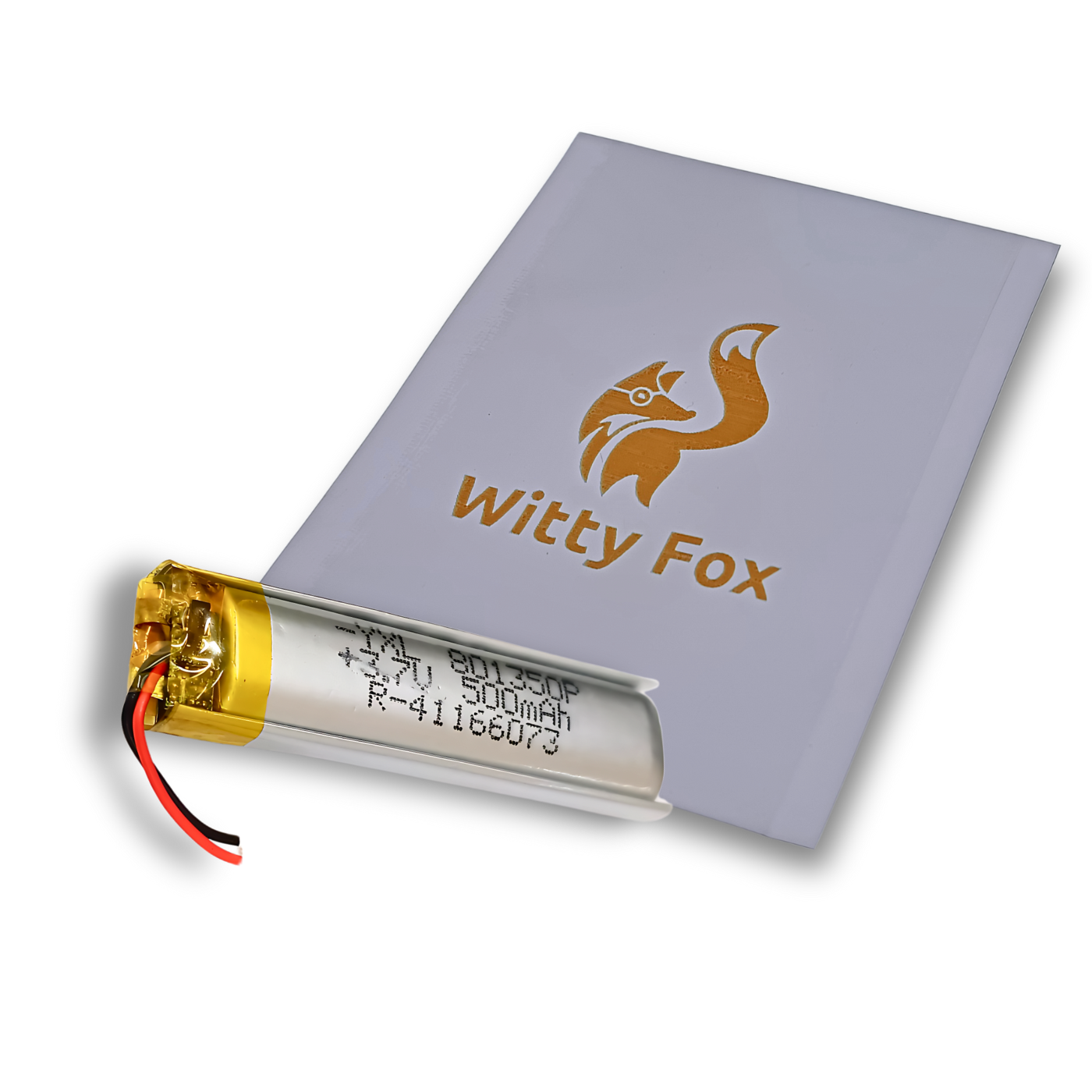 Witty Fox 500mAh Rechargeable 3.7Volt LiPo Battery
