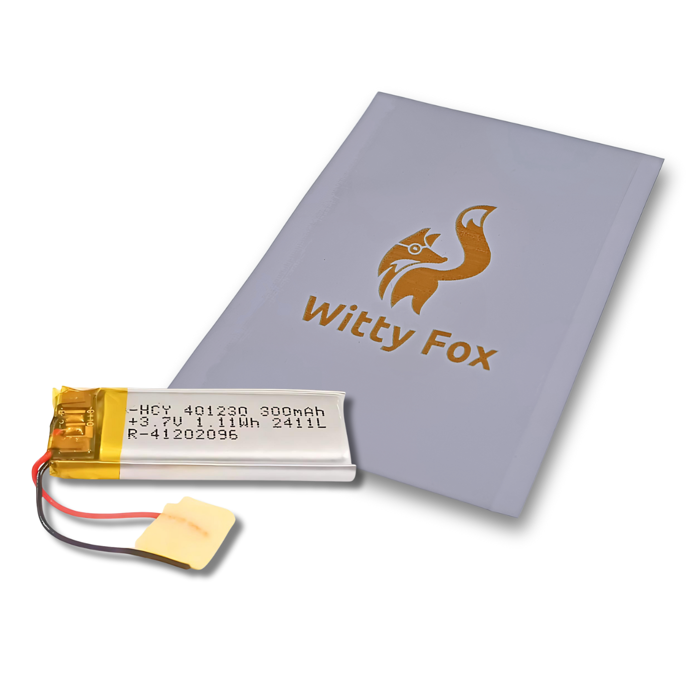 Witty Fox 300mAh Rechargeable 3.7V Lithium Polymer Battery