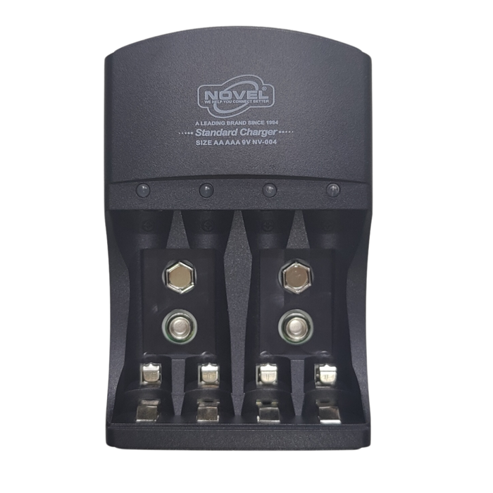 NOVEL SES-P-1370 9V Battery Charger for AA/AAA Ni-MH/Ni-Cd - Electronics