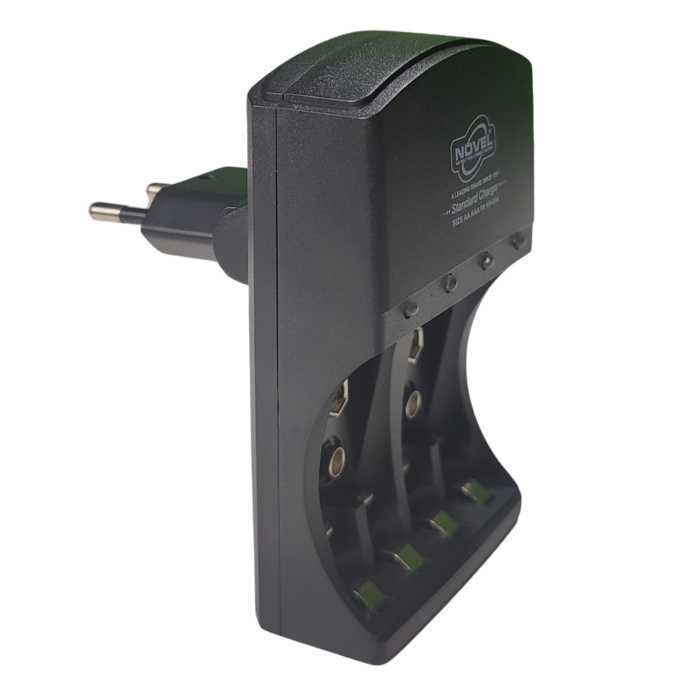 NOVEL SES-P-1370 9V Battery Charger for AA/AAA Ni-MH/Ni-Cd - Electronics