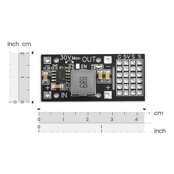 DFRobot 20W DC-DC Buck Converter Power Module 7-24V to 5V 4A