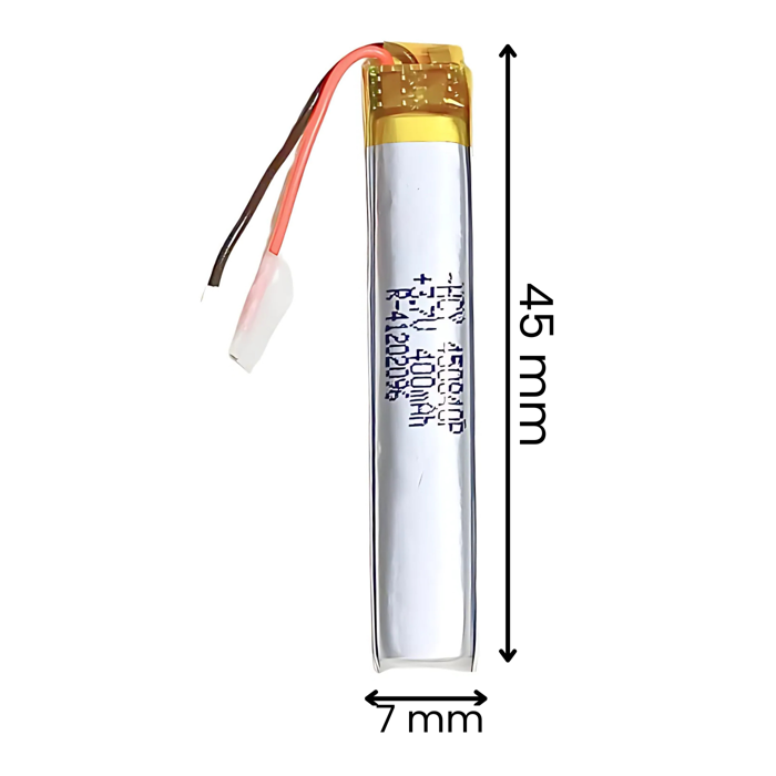 Witty Fox 400mAh Rechargeable 3.7v Lithium Polymer Battery