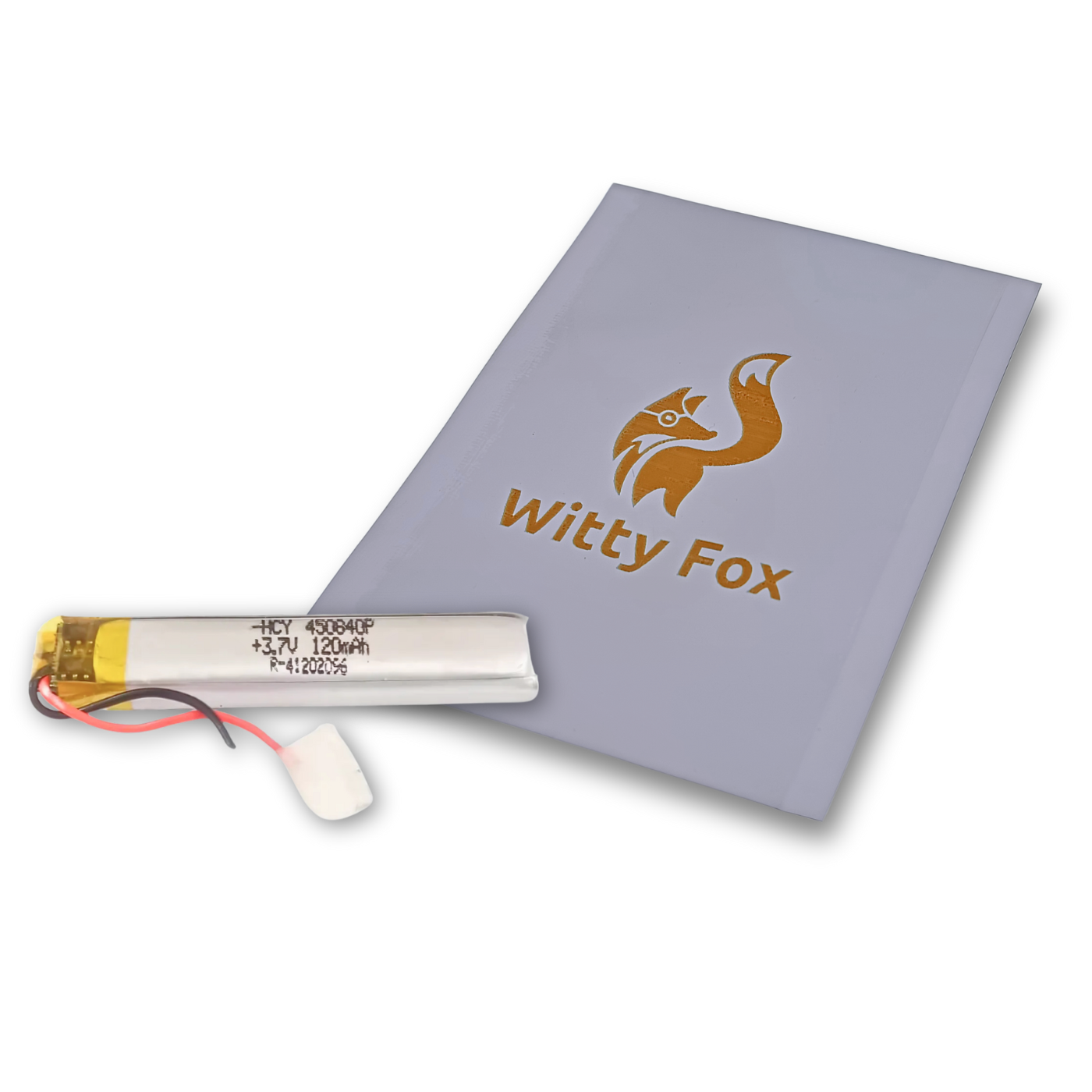 Witty Fox 120mAh Rechargeable 3.7V LiPo Battery