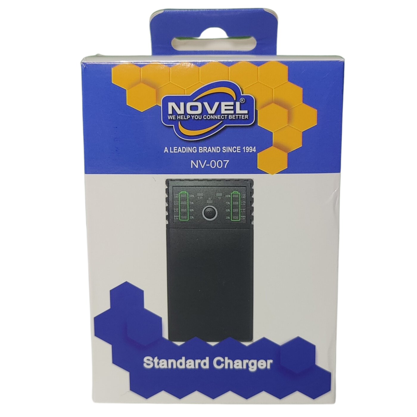 NOVEL 5V 2A Smart Battery Charger - Input Micro USB