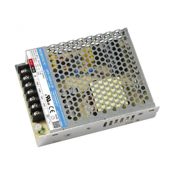 Mornsun LM75-10D0512-30 75W Dual Output AC/DC Enclosed Power Supply for Industrial Use