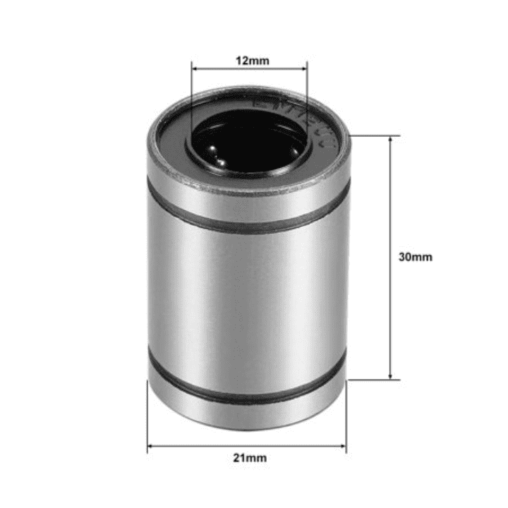LM12UU 12mm Linear Motion Bearing for 3D Printer