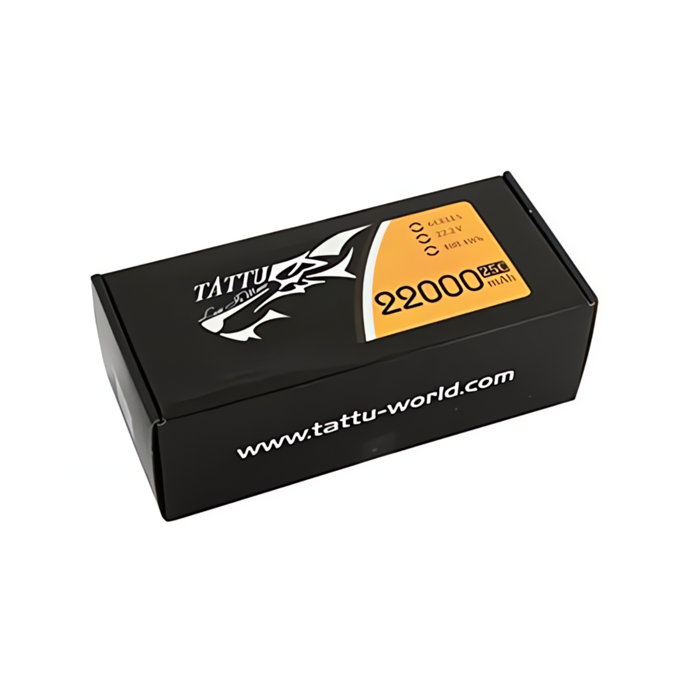 Original Tattu 22000mAh 25C 22.2V 6S1P XT90-S LiPo Battery for Drones & RC Models - Buy in India