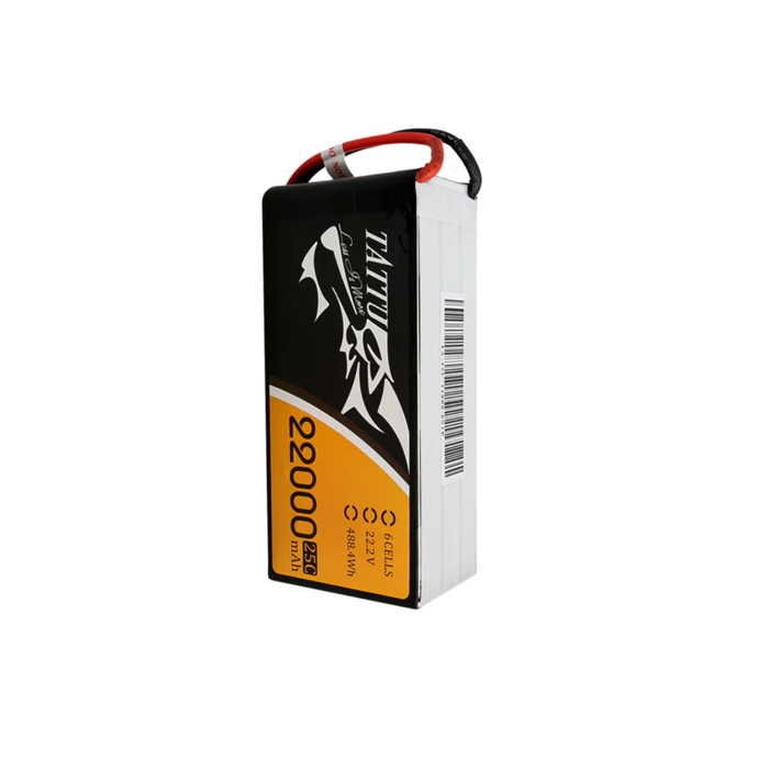 Original Tattu 22000mAh 25C 22.2V 6S1P XT90-S LiPo Battery for Drones & RC Models - Buy in India
