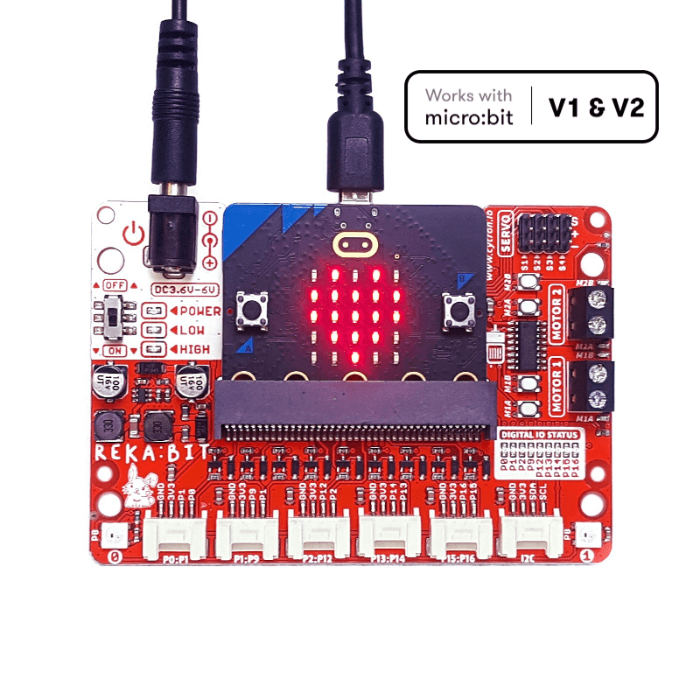 Cytron REKA:BIT Expansion Board for Robotics (without micro:bit) - Buy Online in India