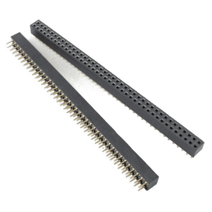 Iotcart 40x2 Female Berg Strip 2.54mm Pitch - PCB & Breadboard Connector