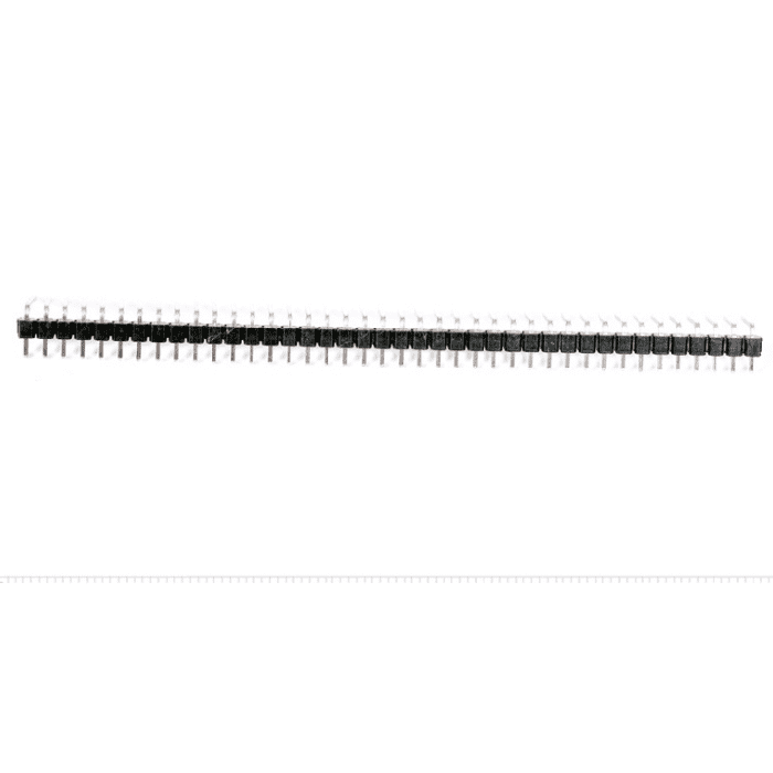 Iotcart 40x1 Male Berg Strip 2.54mm Right Angle Connector for PCB & Breadboard