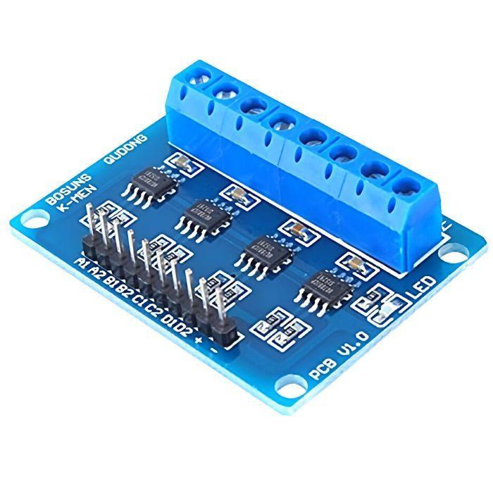 HG7881 H-Bridge 4CH DC - 2CH Stepper Motor Driver Board - Iotcart