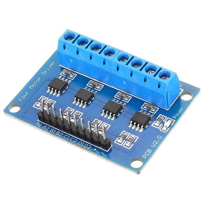 HG7881 H-Bridge 4CH DC - 2CH Stepper Motor Driver Board - Iotcart