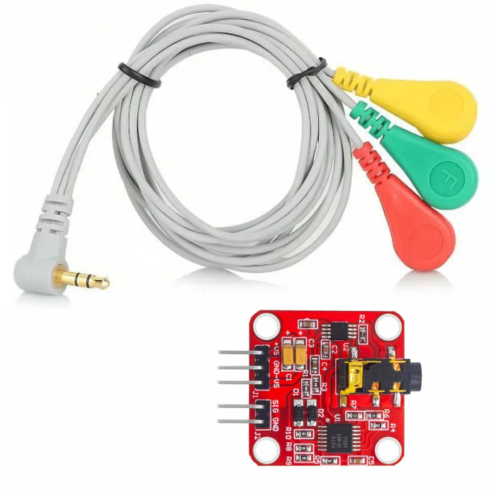 Iotcart Muscle Sensor Kit V3.0 EMG Analog Output - Arduino Compatible