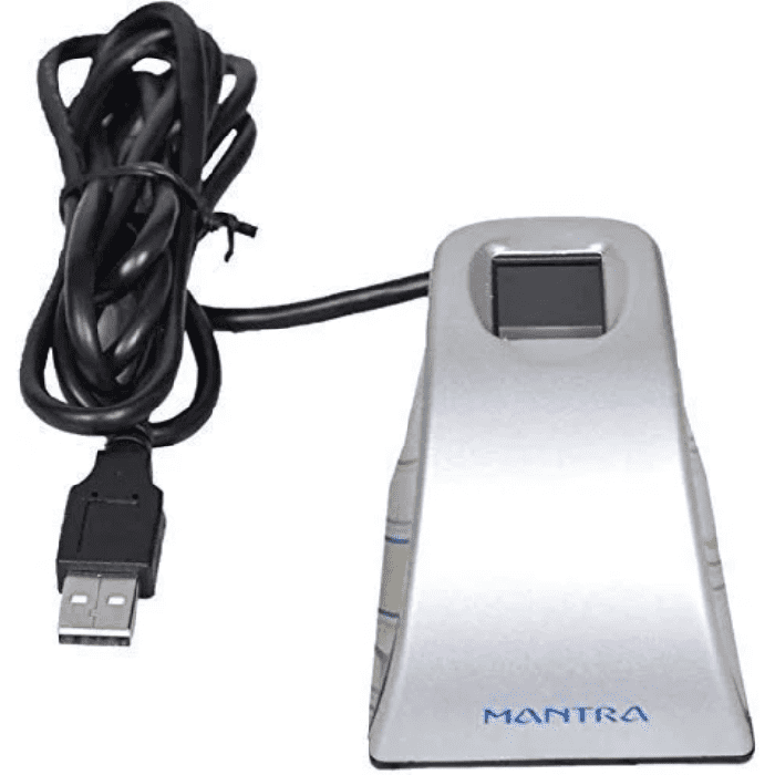 Mantra MFS-100 Biometric Fingerprint Scanner - 500 DPI, USB C-Type for KYC & Security