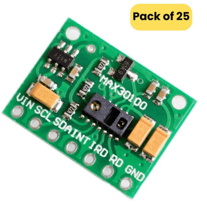 MAX30100 Pulse Oximeter Heart Rate Sensor Module (Pack of 25) - Buy in India