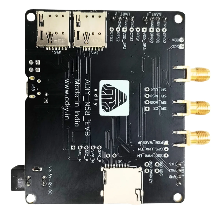 Iotcart N58 Bluetooth Evaluation Board with GPS GNSS & LTE Antennas - IoT Development Kit for Raspberry Pi, Arduino